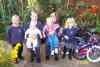 Six of Rick's children, Joshua, Daniel, Matthew, Chloe, Jacob and Kayleigh