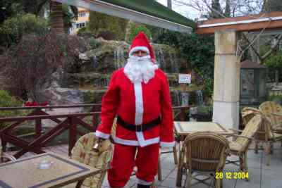 Douglas as Father Christmas
